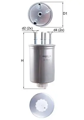 Angebot MAHLE KL 1026 - Kraftstofffilter