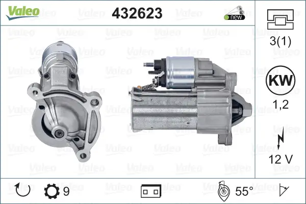 VALEO 432623 - Starter - VALEO ORIGINS NEW OE TECHNOLOGY Preis Gesenkt