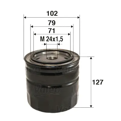 VALEO 586044 - Ölfilter Super-Preis