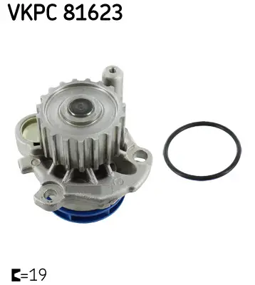 Neu SKF VKPC 81623 - Wasserpumpe, Motorkühlung - Aquamax