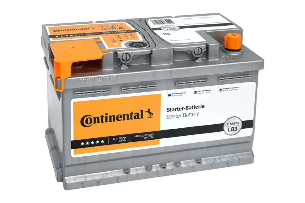 CONTINENTAL 2800012022280 - Starterbatterie - 70Ah 680 A 12 V Günstig