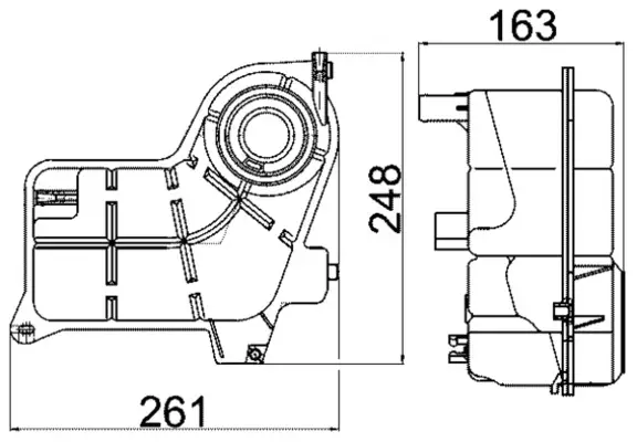 Must-Have MAHLE CRT 24 000S - Ausgleichsbehälter, Kühlmittel