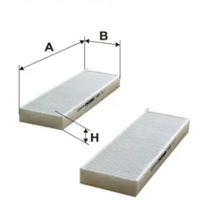 Neu Im Sortiment FILTRON K 1227-2x - Filter, Innenraumluft