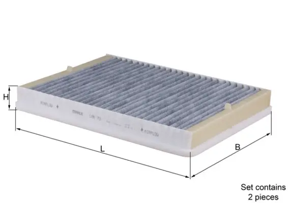 MAHLE LAK 73/S - Filter, Innenraumluft Expressversand