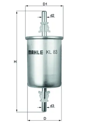 Angebot MAHLE KL 83 - Kraftstofffilter