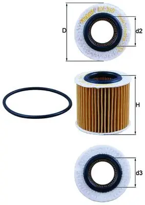 Solange Der Vorrat Reicht MAHLE OX 360D - Ölfilter