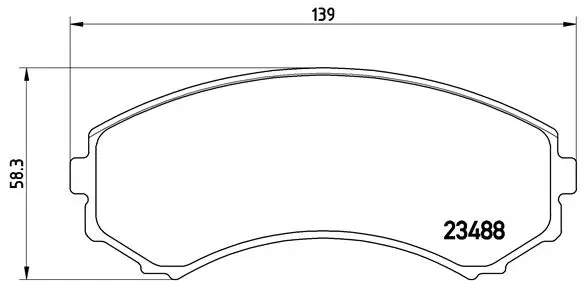 BREMBO P 54 029 - Bremsbelagsatz, Scheibenbremse - PRIME LINE Angebot
