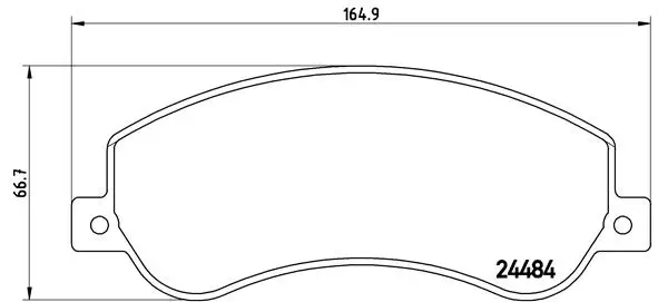 BREMBO P 85 115 - Bremsbelagsatz, Scheibenbremse - PRIME LINE Preiswert