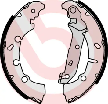 Ausverkauf BREMBO S 24 532 - Bremsbackensatz - ESSENTIAL LINE
