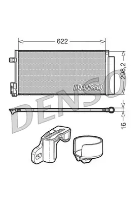 Angebot DENSO DCN13110 - Kondensator, Klimaanlage