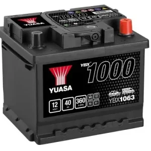 YUASA YBX1063 - Starterbatterie - YBX1000 CaCa Batteries 40Ah 360 A 12 V Bestpreis