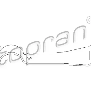 Echt TOPRAN 401 492 - Halter, Stabilisatorlagerung