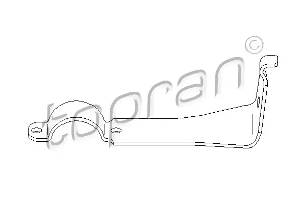 Echt TOPRAN 401 492 - Halter, Stabilisatorlagerung