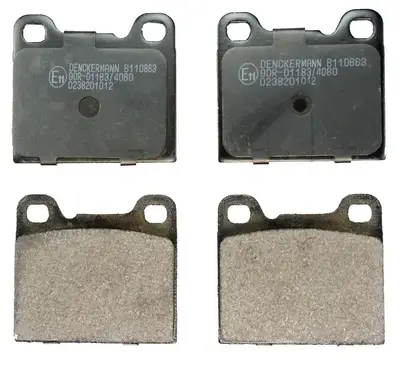 DENCKERMANN B110863 - Bremsbelagsatz, Scheibenbremse Markenprodukt