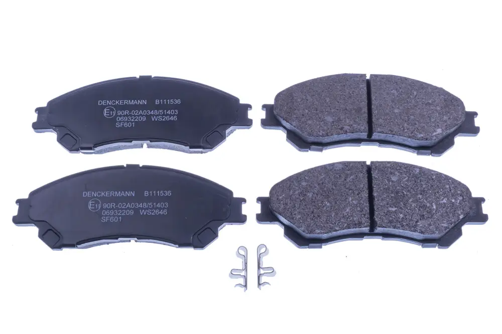 DENCKERMANN B111536 - Bremsbelagsatz, Scheibenbremse Heißes Angebot