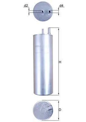 KNECHT KL 229/5 - Kraftstofffilter Ausverkauf