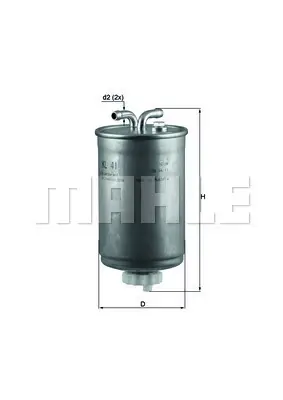 Neue Kollektion KNECHT KL 41 - Kraftstofffilter