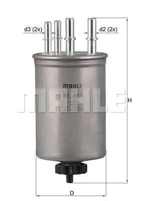 KNECHT KL 451 - Kraftstofffilter Garantierte Lieferung