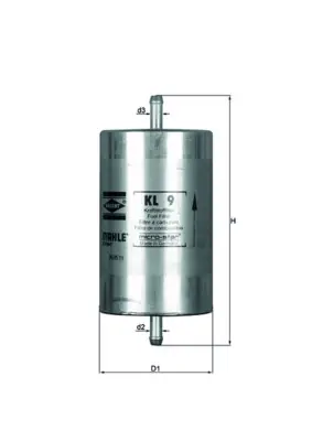 Sichere Zahlung KNECHT KL 9 - Kraftstofffilter