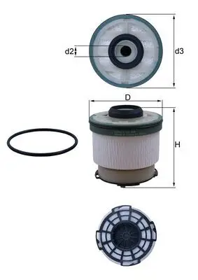 KNECHT KX 385D - Kraftstofffilter Letzte Chance