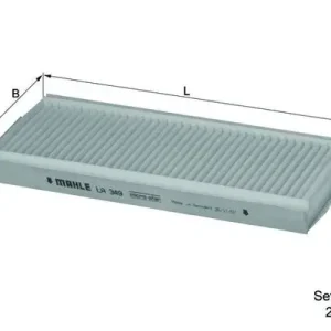 Garantierte Lieferung KNECHT LA 349/S - Filter, Innenraumluft