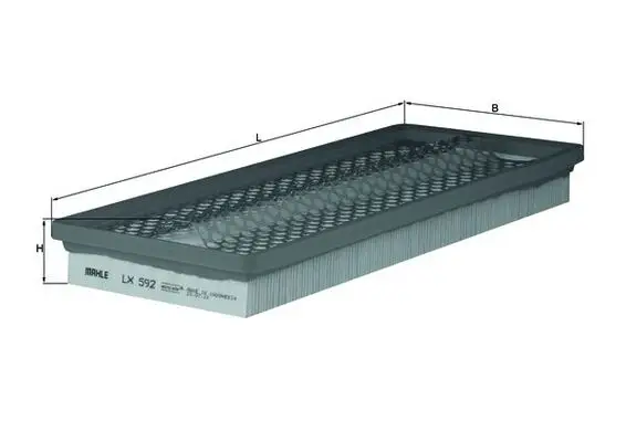 KNECHT LX 592 - Luftfilter Sale