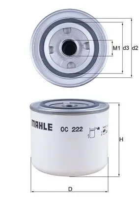 KNECHT OC 222 - Ölfilter Direktkauf