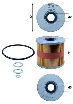 Neu Im Sortiment KNECHT OX 122D - Ölfilter
