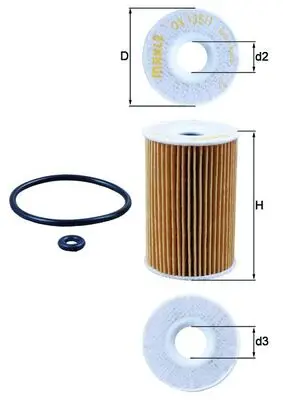 Sonderangebot KNECHT OX 135/1D - Ölfilter