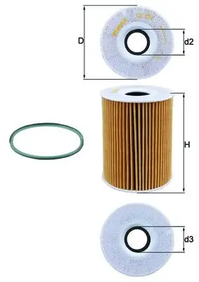 KNECHT OX 254D4 - Ölfilter Günstig