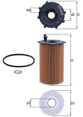 KNECHT OX 417D - Ölfilter Top-Preis