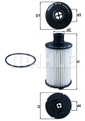 KNECHT OX 774D - Ölfilter Sofort Bestellen