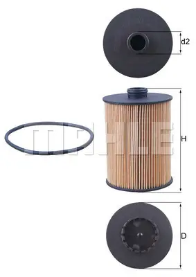 Direkt Vom Hersteller KNECHT OX 983D - Ölfilter