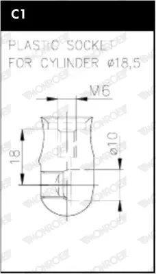 Neue Kollektion MONROE ML6357 - Gasfeder, Koffer-/Laderaum - MONROE MaxLift
