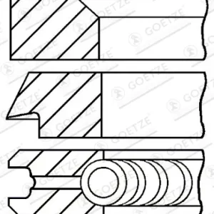 Expressversand GOETZE ENGINE 08-179700-00 - Kolbenringsatz