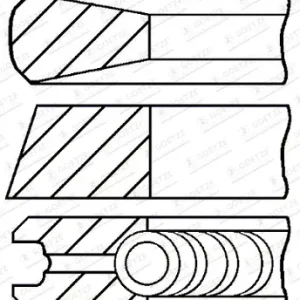 GOETZE ENGINE 08-446400-00 - Kolbenringsatz Kracherpreis