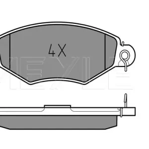 Sonderaktion MEYLE 025 219 8018/PD - Bremsbelagsatz, Scheibenbremse - MEYLE-PD Advanced performance and design.