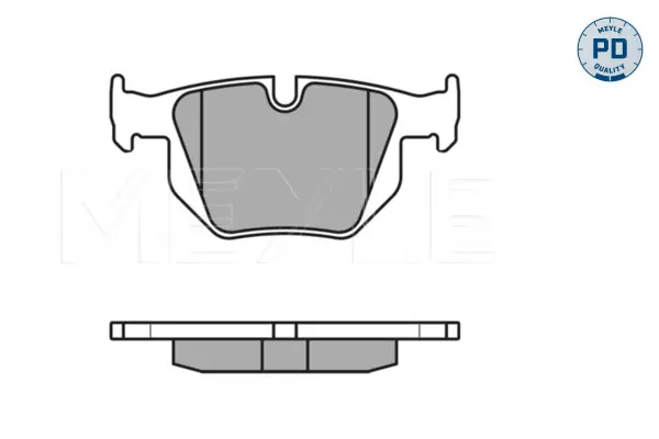 Neue Ware MEYLE 025 235 5017/PD - Bremsbelagsatz, Scheibenbremse - MEYLE-PD Advanced performance and design.