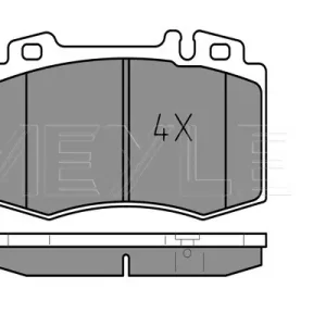 Aktuell MEYLE 025 237 4517/PD - Bremsbelagsatz, Scheibenbremse - MEYLE-PD Advanced performance and design.