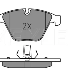Top-Angebot MEYLE 025 241 6120 - Bremsbelagsatz, Scheibenbremse - MEYLE-ORIGINAL True to OE.