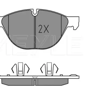 Direktkauf MEYLE 025 241 7219/PD - Bremsbelagsatz, Scheibenbremse - MEYLE-PD Advanced performance and design.