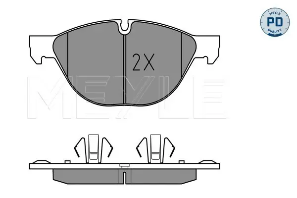 Direktkauf MEYLE 025 241 7219/PD - Bremsbelagsatz, Scheibenbremse - MEYLE-PD Advanced performance and design.