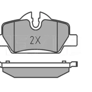 Sale MEYLE 025 259 8016 - Bremsbelagsatz, Scheibenbremse - MEYLE-ORIGINAL True to OE.