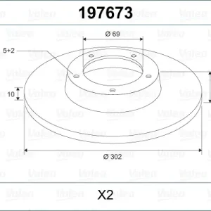 Online Kaufen VALEO 197673 - Bremsscheibe
