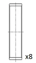 Nur Heute FAI AutoParts BB2043-025 - Pleuellager