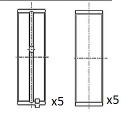 Rabatt FAI AutoParts BM1023-STD - Kurbelwellenlager