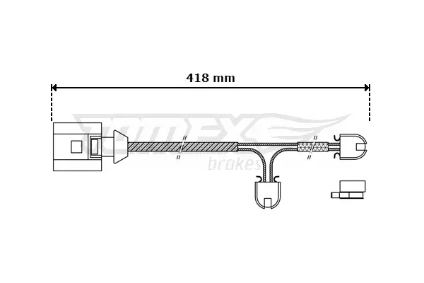 Nur Heute TOMEX Brakes TX 30-51 - Warnkontakt, Bremsbelagverschleiß