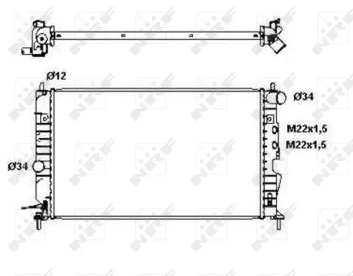 Preis Gesenkt NRF 50563 - Kühler, Motorkühlung - EASY FIT