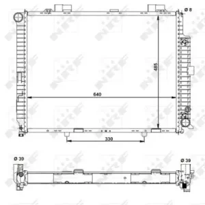 Sofort Bestellen NRF 50575 - Kühler, Motorkühlung - EASY FIT