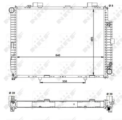 Sofort Bestellen NRF 50575 - Kühler, Motorkühlung - EASY FIT